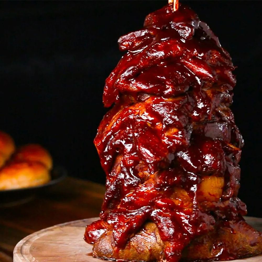 BBQ Pork Party Tower