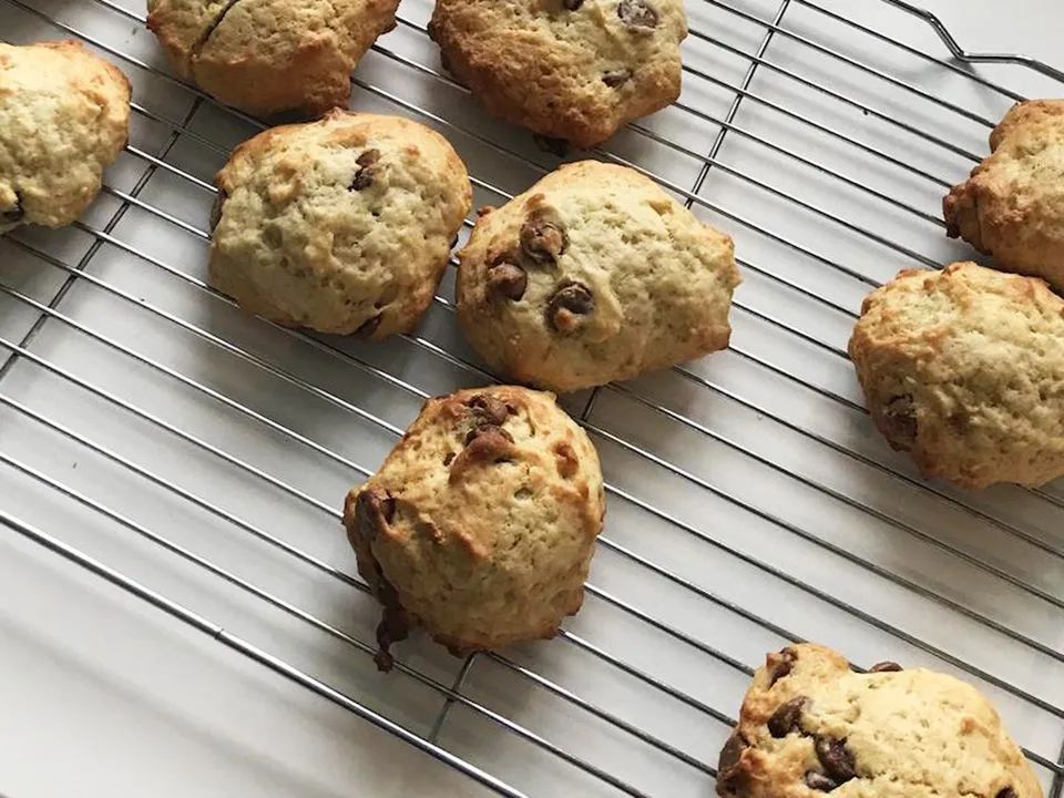 Banana Chocolate Chip Cookies