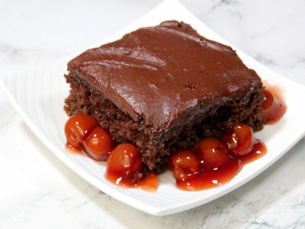 Cherry Devil's Food Cake