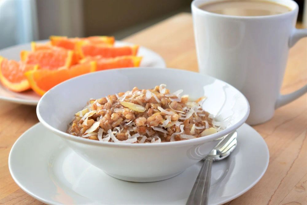 Coconut Farro Porridge