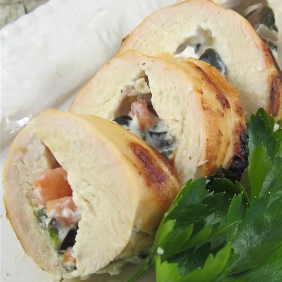 Greek Cream Cheese-Stuffed Chicken