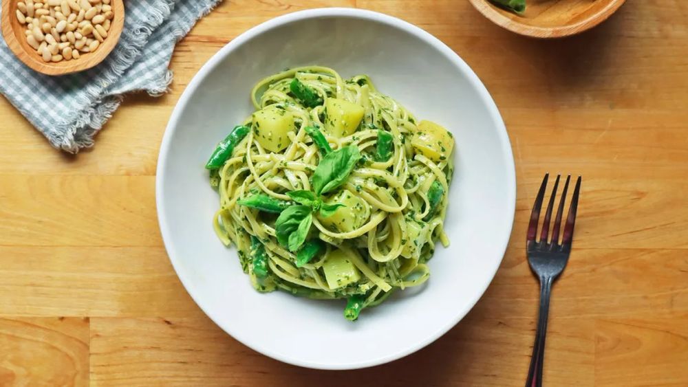 Luca-Inspired Trenette Al Pesto