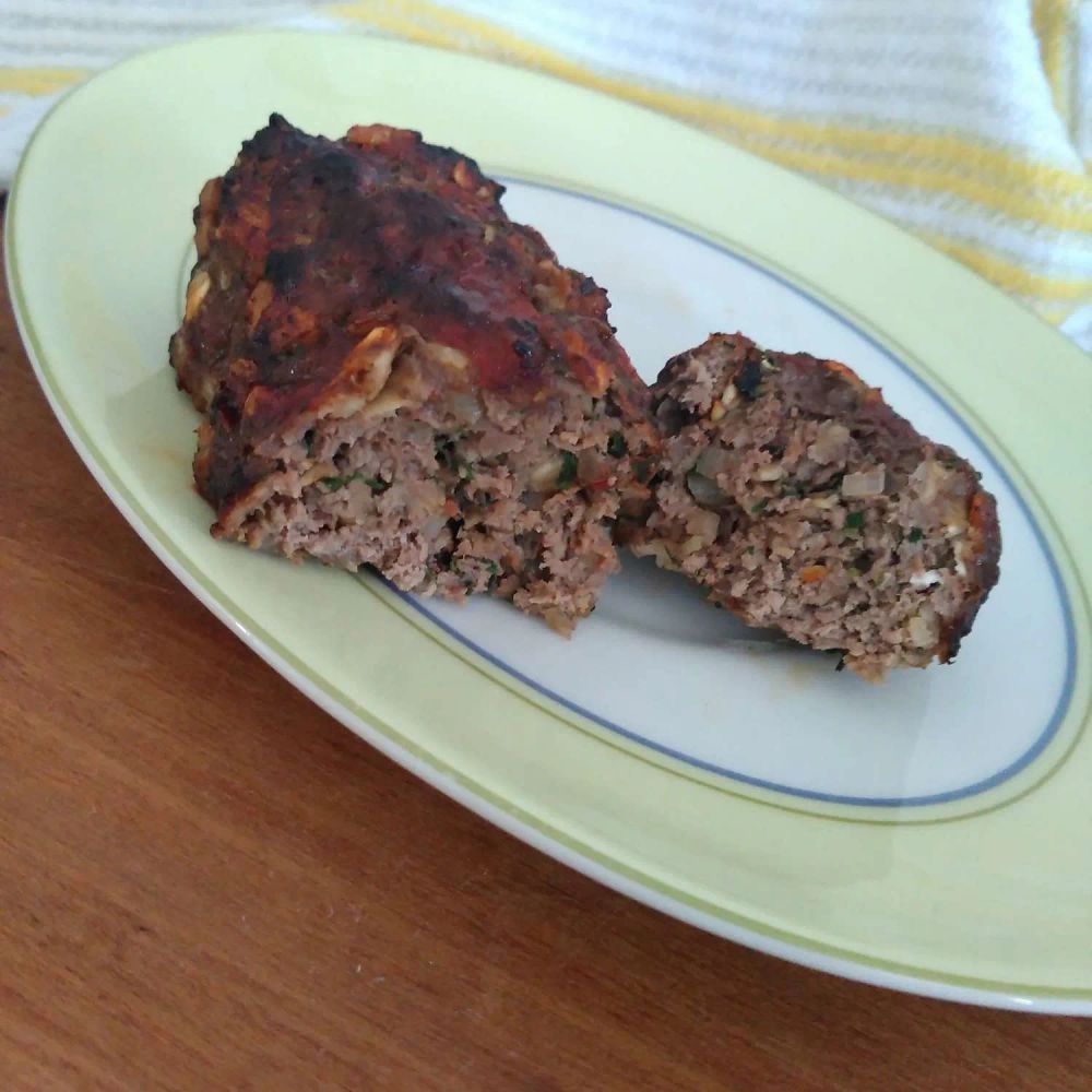 Air Fryer Mini Italian Meatloaves for Two