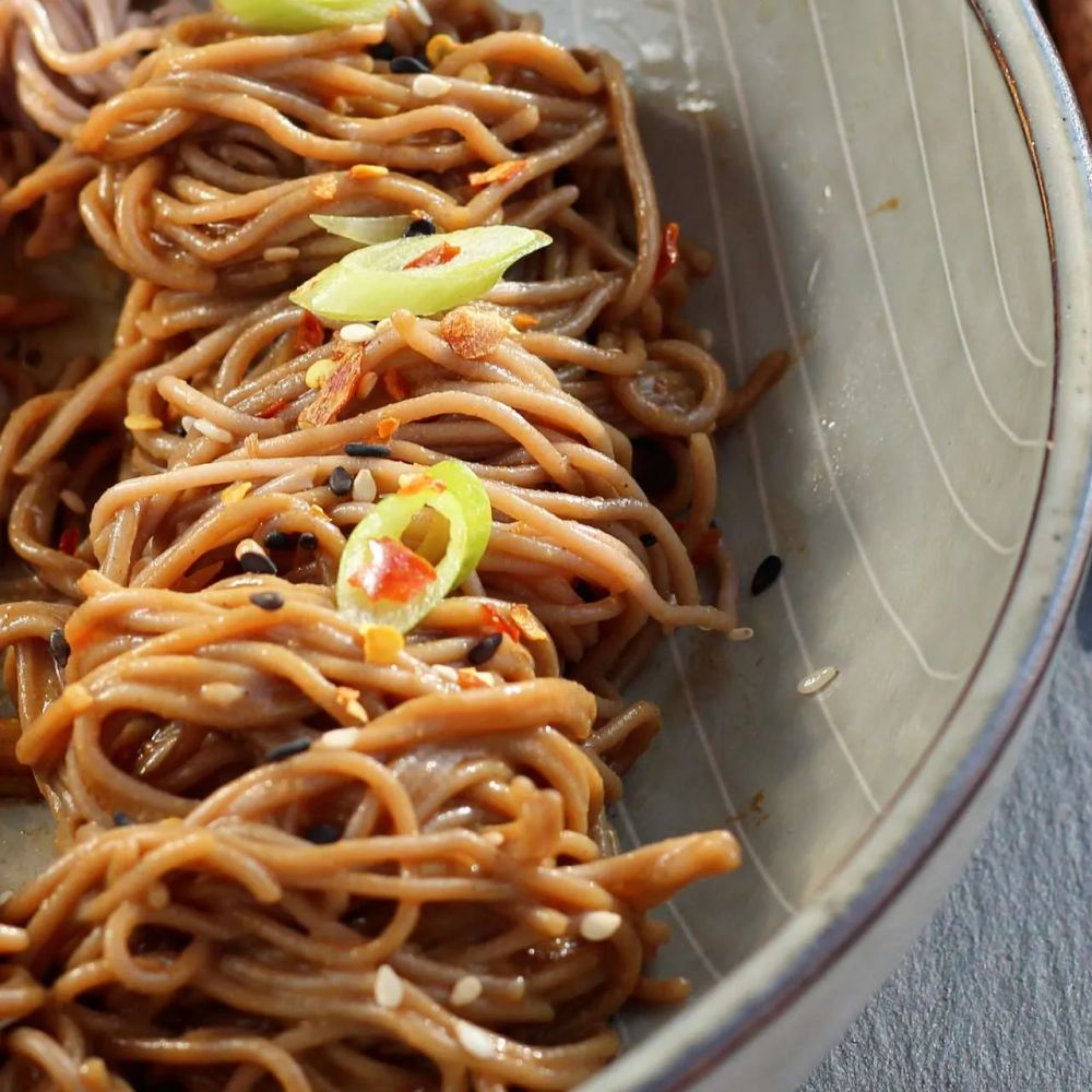 Spicy Cold Soba Noodles