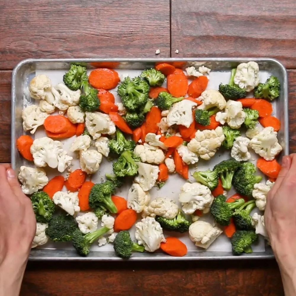 Roasted Sheet Tray Veggies