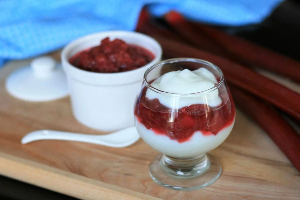 Balsamic Rhubarb Compote