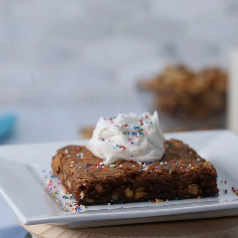 Chocolate Brownies: The Nutty Rainbow Sweet Tooth