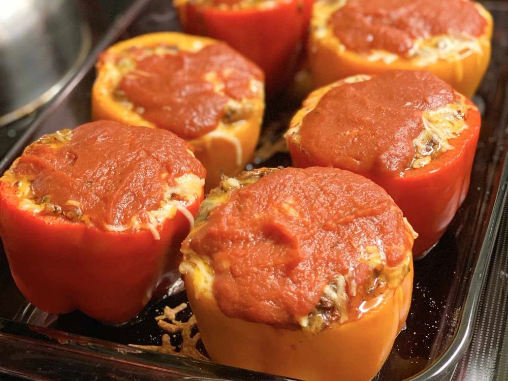 Chorizo Stuffed Bell Peppers