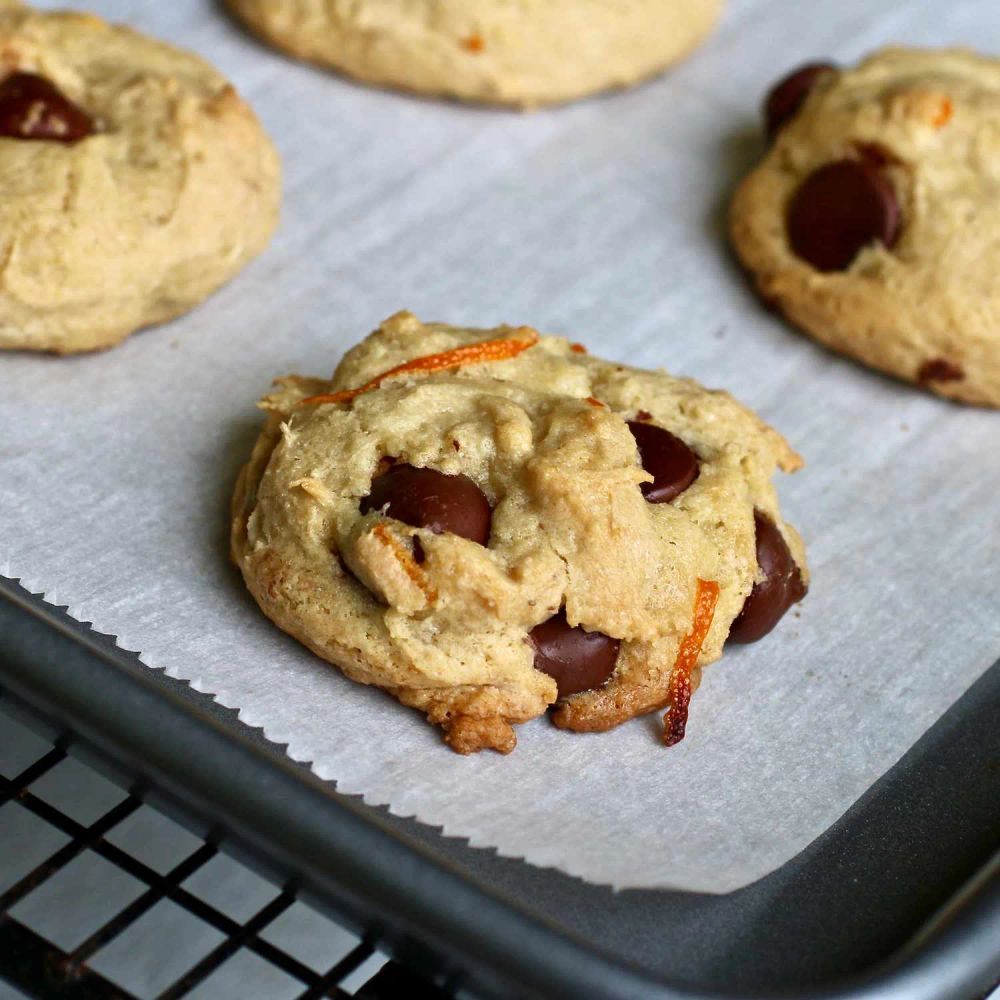 Orange-Dark Chocolate Cookies