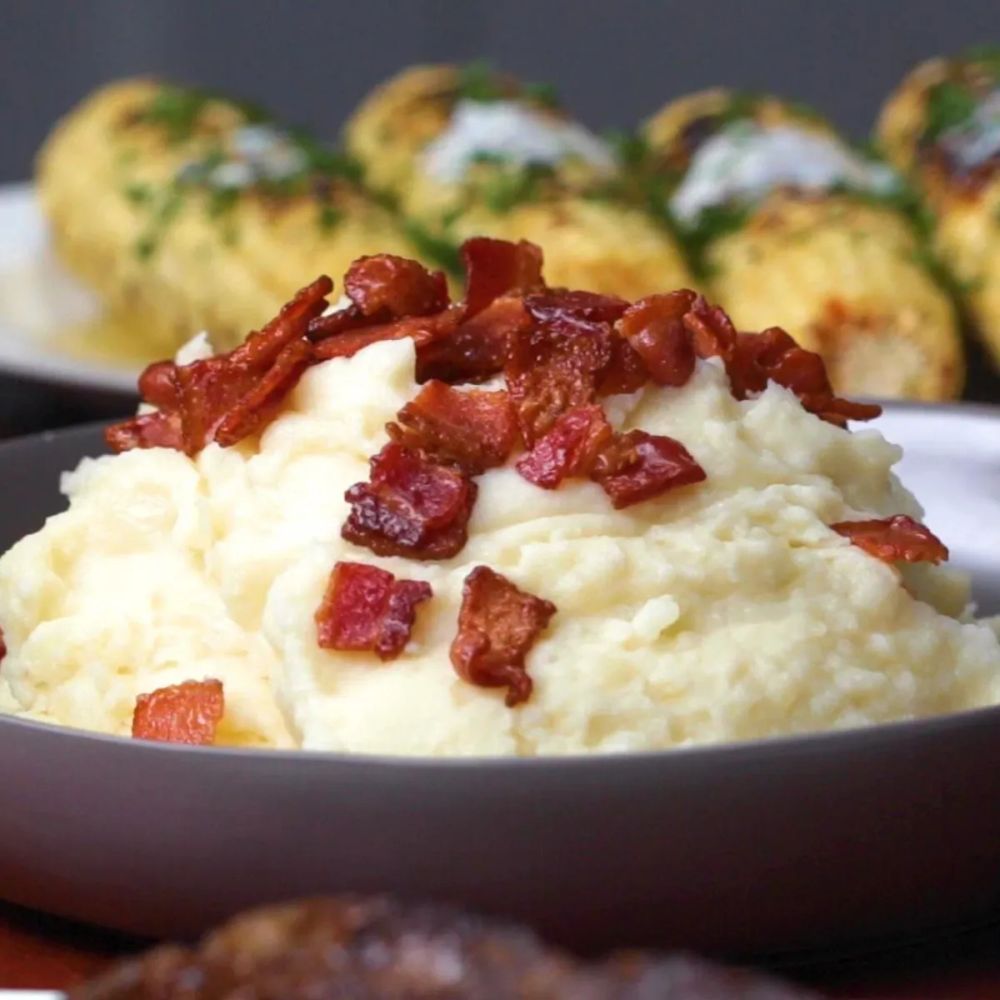 Maple Bacon Mashed Potatoes