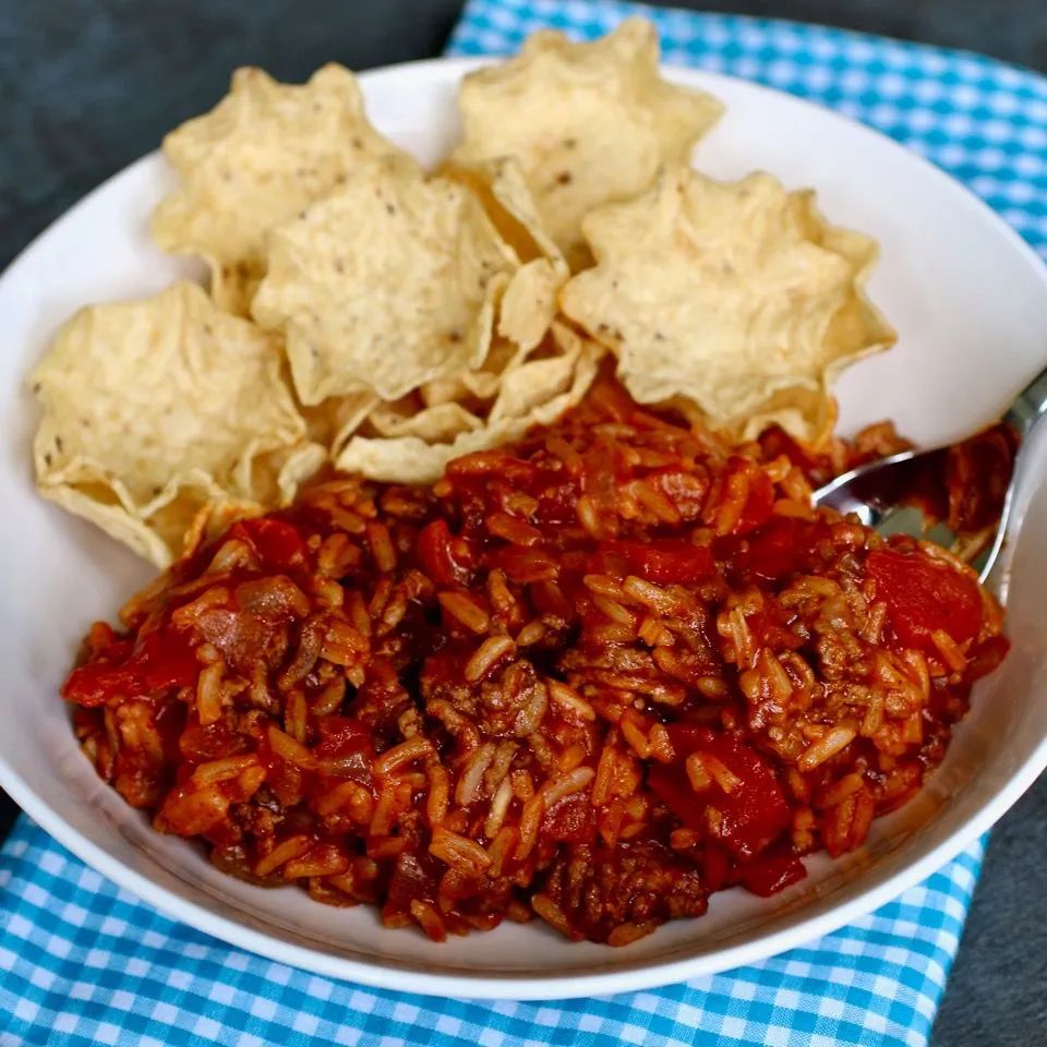 Spanish Rice with Ground Beef