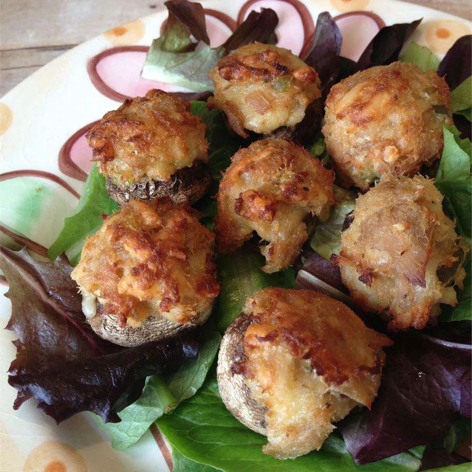 Tuna-Stuffed Mushrooms