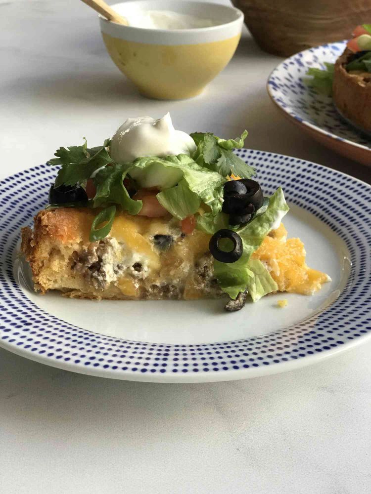 Quick Crescent Taco Pie