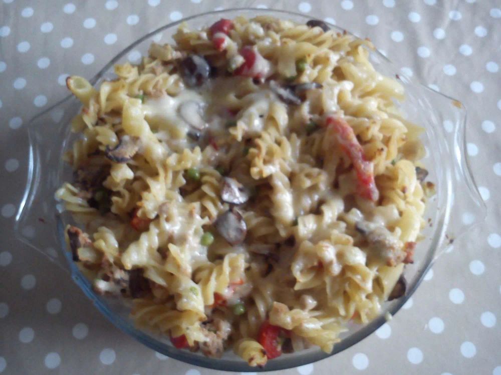 Tuna Noodle Casserole with Mushrooms