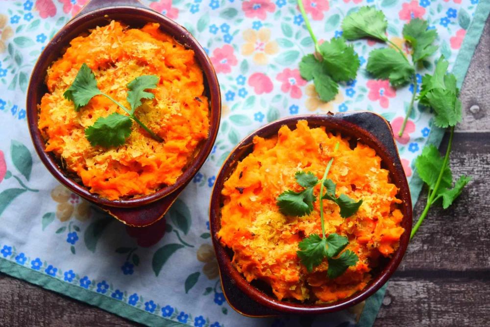 Vegan Shepherd's Pie with Sweet Potato