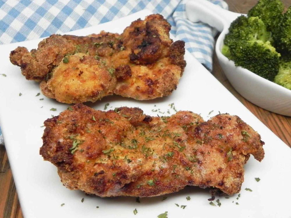 Oven-"Fried" Parmesan Chicken Thighs