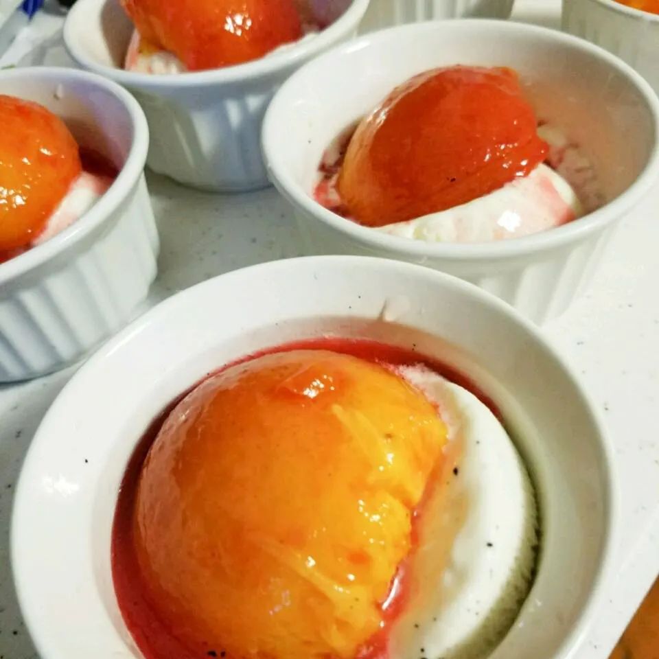 Chef John's Peach Melba