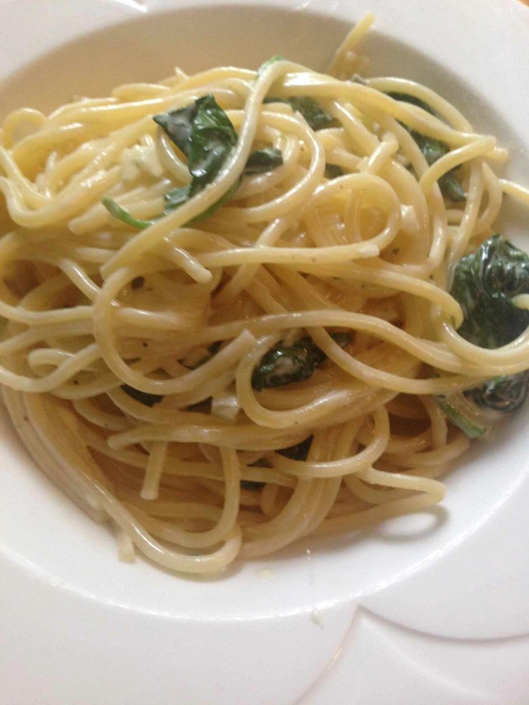 Creamy Gorgonzola Spinach Pasta