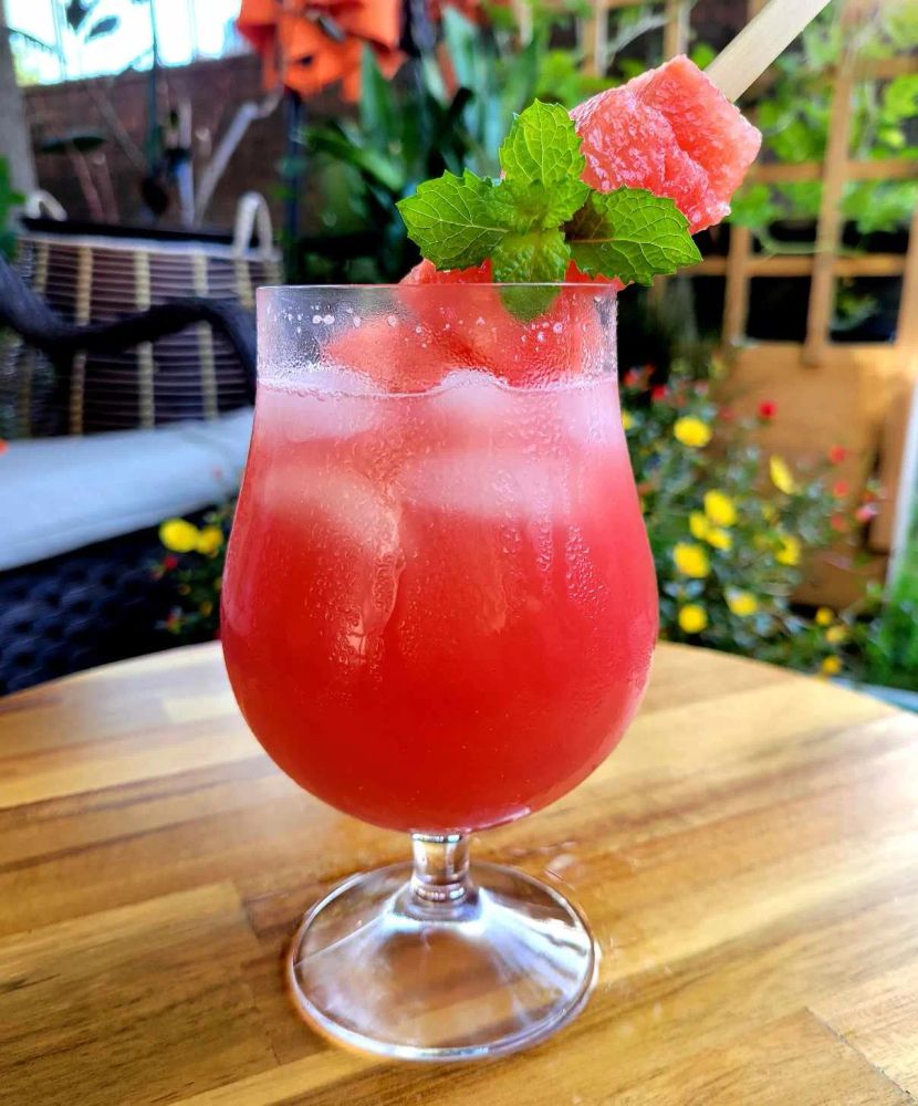 Watermelon and Cucumber Agua Fresca