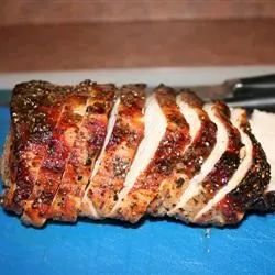 Spicy Honey Mustard Pork Roast