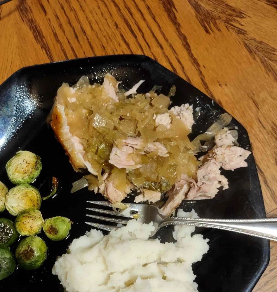 Slow Cooker Pork, Sauerkraut, and Beer