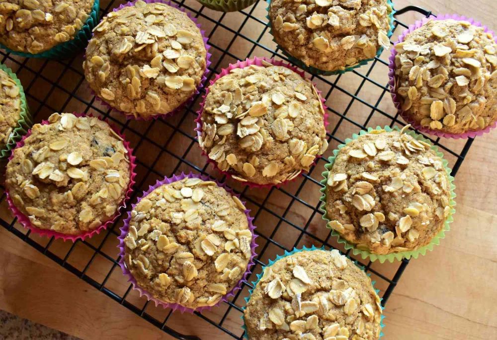 Brown Butter Oatmeal Muffins