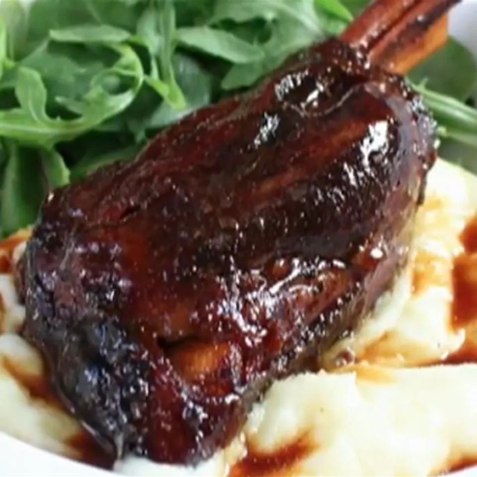 Saba-Braised Lamb Shanks