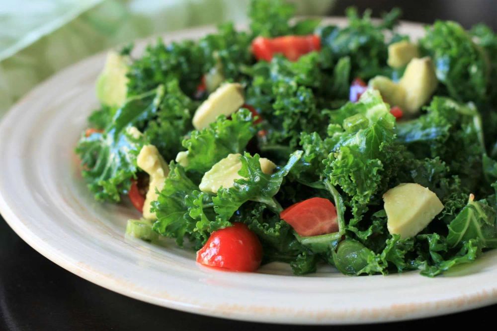 Kale Salad with Avocado