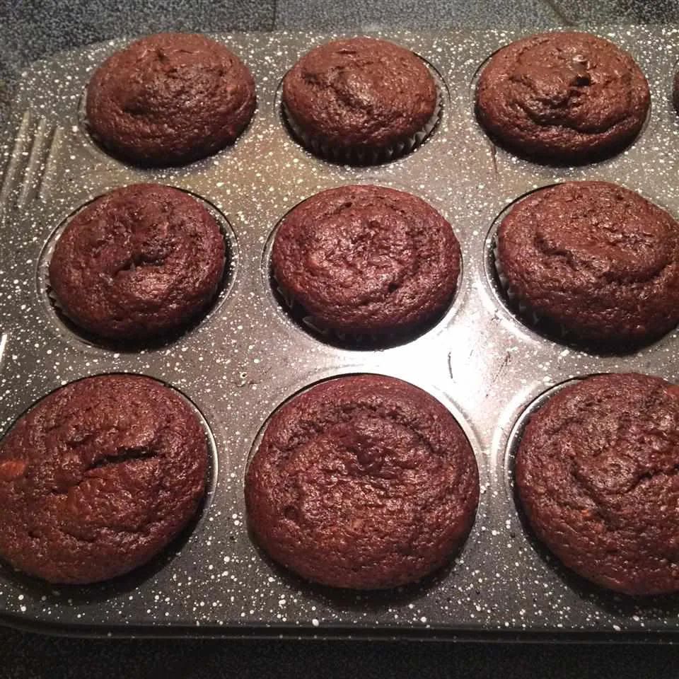 Healthy Chocolate Morning Muffins