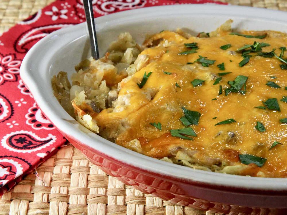 Mom's Yummy Onion Casserole