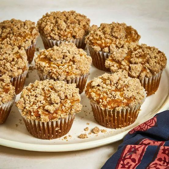 Pumpkin Coffee Cake Muffins