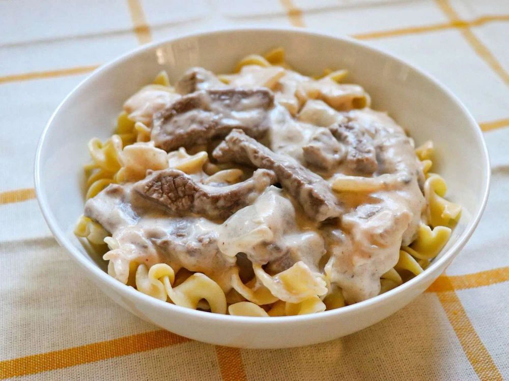 Beef Stroganoff with Steak