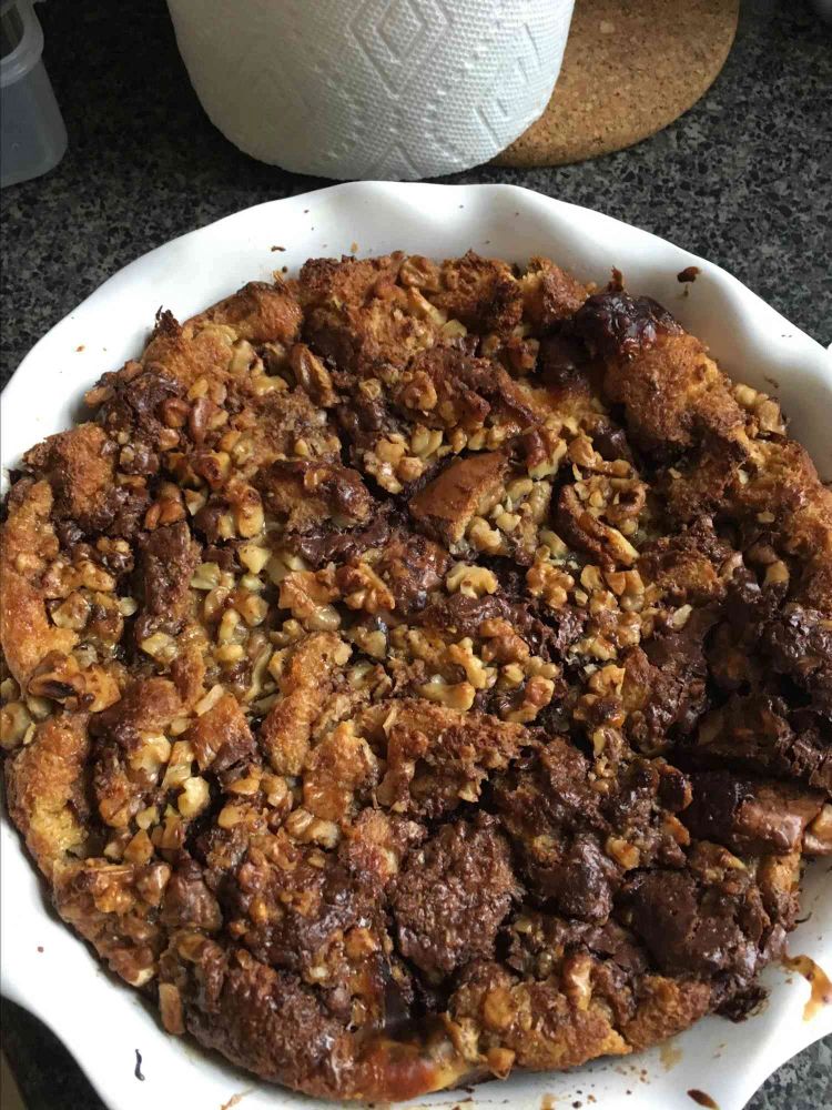 Nutella Bread Pudding