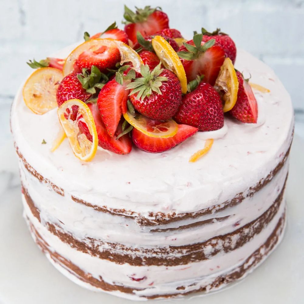 Strawberry Lemonade Cake