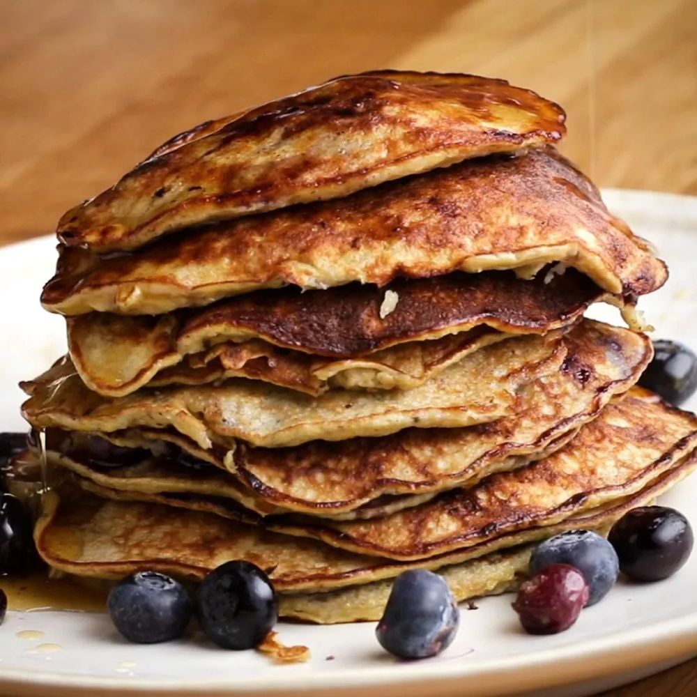 Blueberry Banana Pancakes