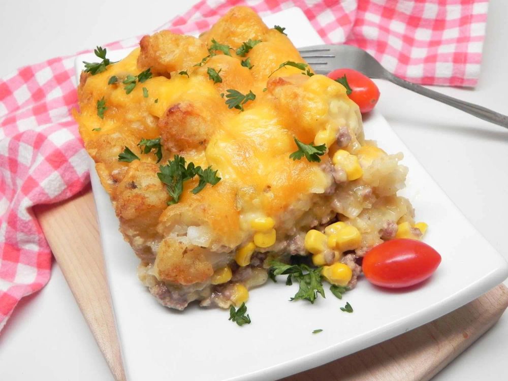 Tater Tot Corn Casserole