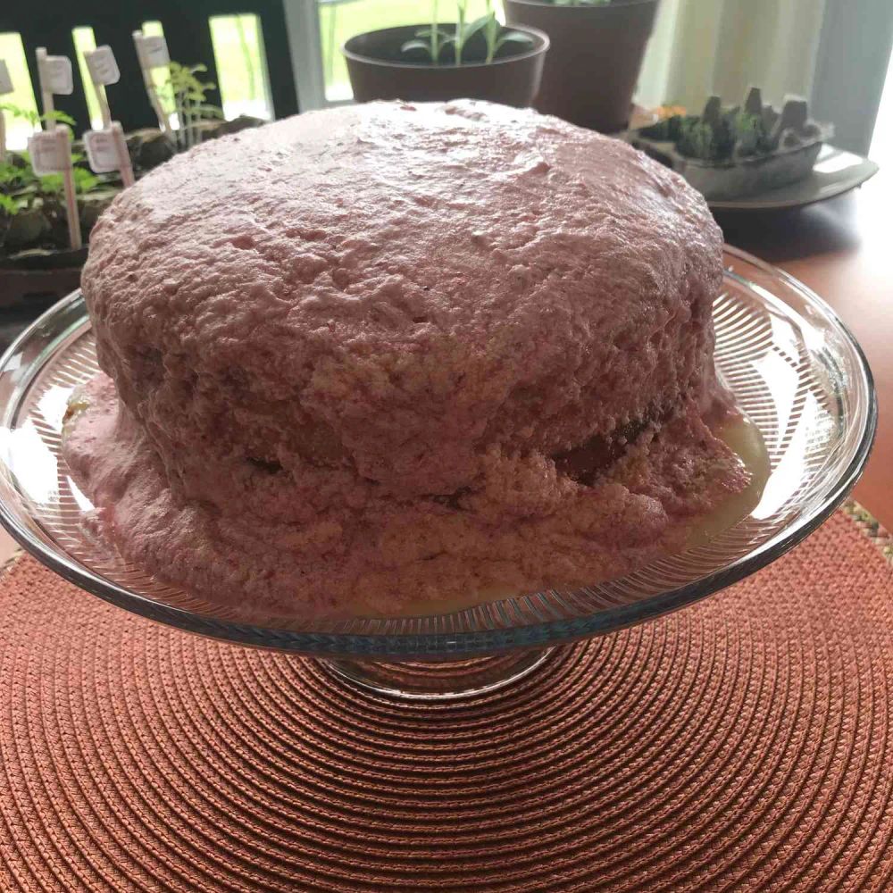 Strawberry Lemonade Cake with Fresh Strawberry Buttercream Frosting