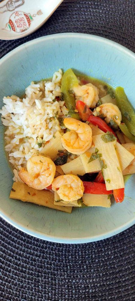 Thai Coconut Curry with Shrimp