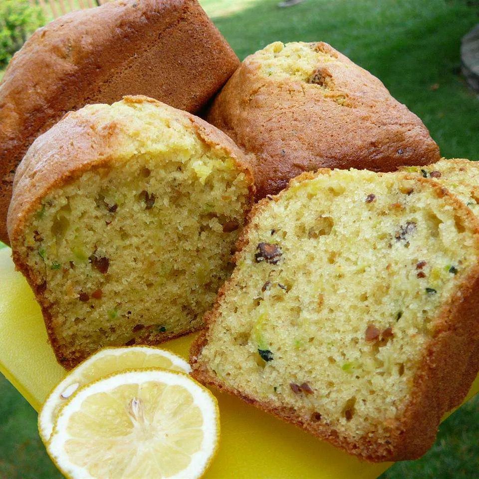 Lemon Pistachio Zucchini Bread