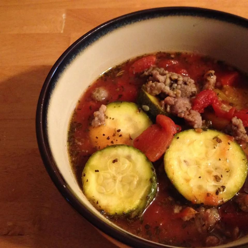 Slow Cooker Zucchini Soup