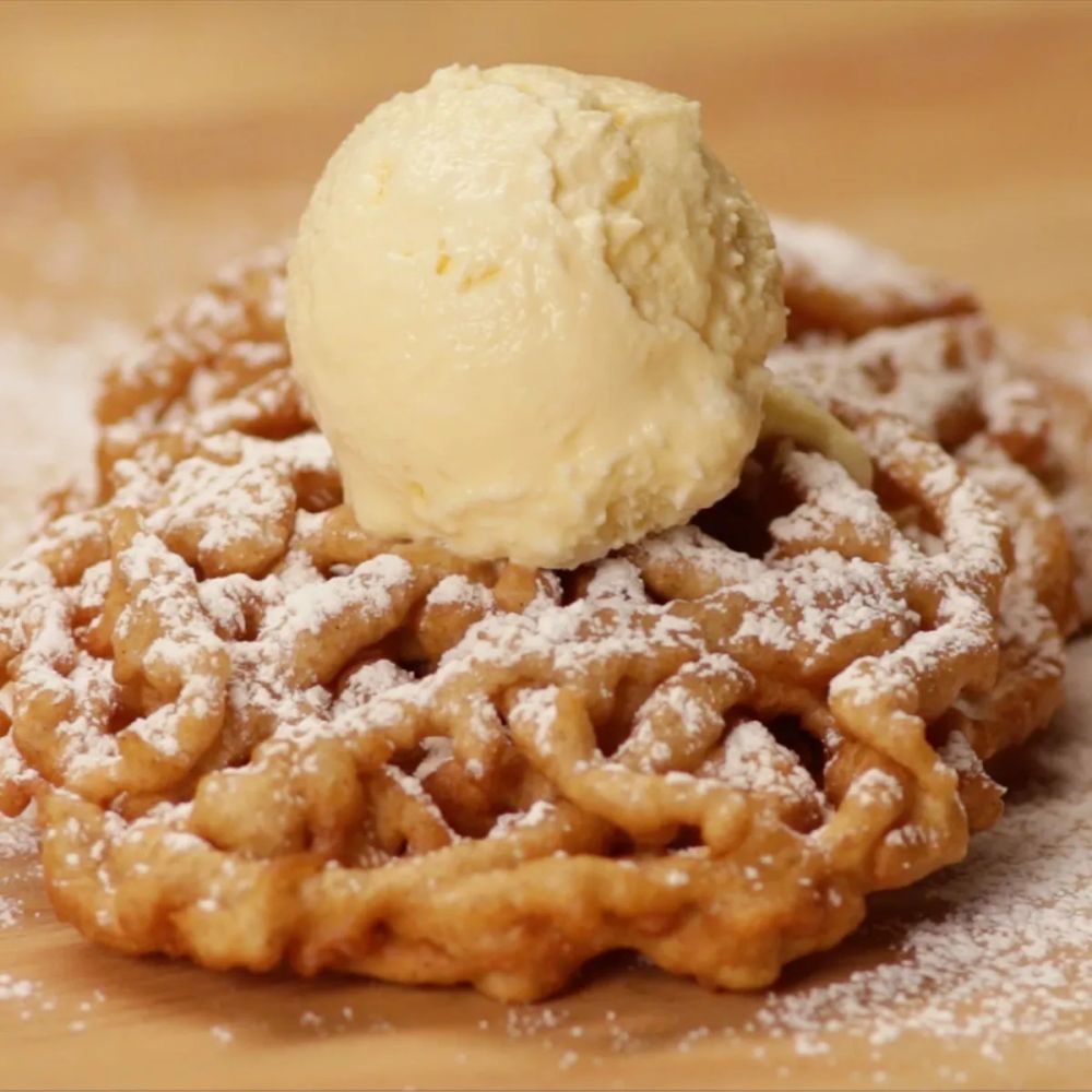 Apple Cider Funnel Cake