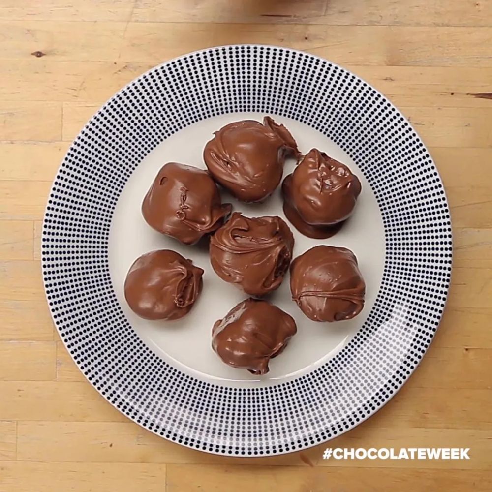 Ferrero Rocher-inspired Truffles