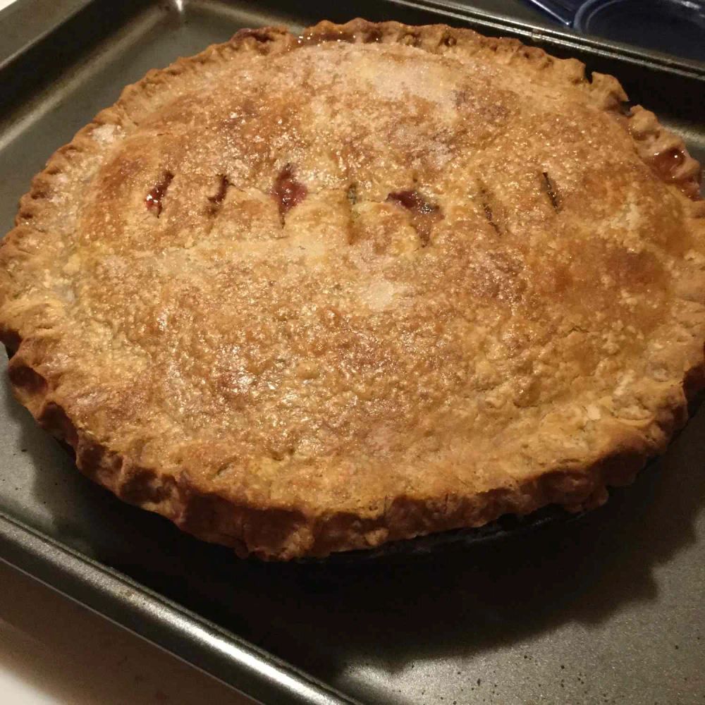 Zendea's Strawberry Rhubarb Pie