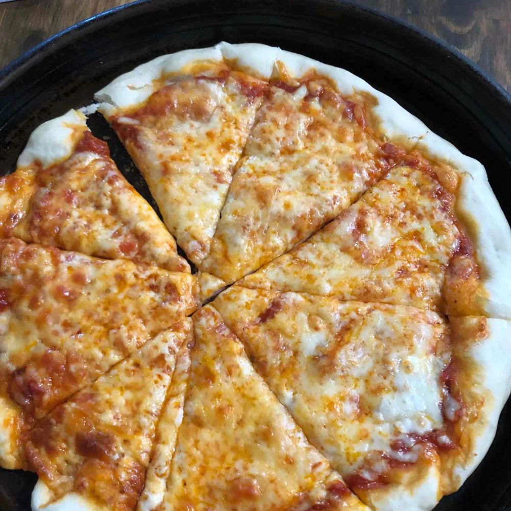 Neapolitan-Style Pizza Dough with Garlic and Italian Seasonings