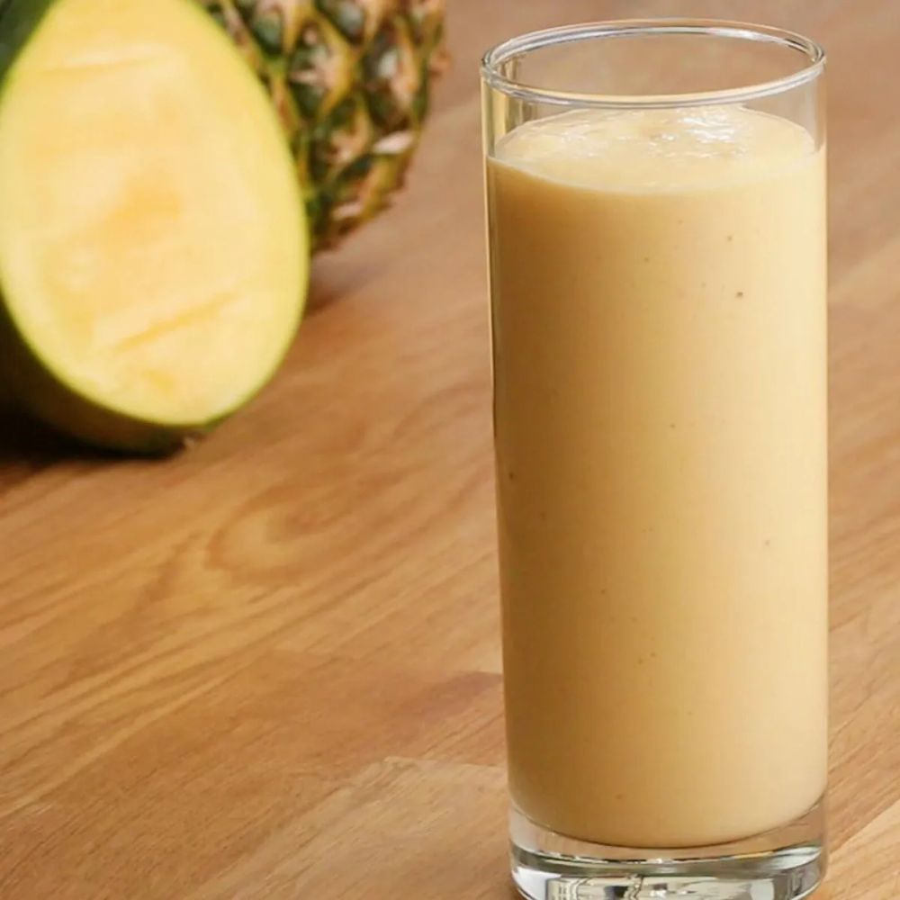 Pineapple Mango Banana Freezer-Prep Smoothie