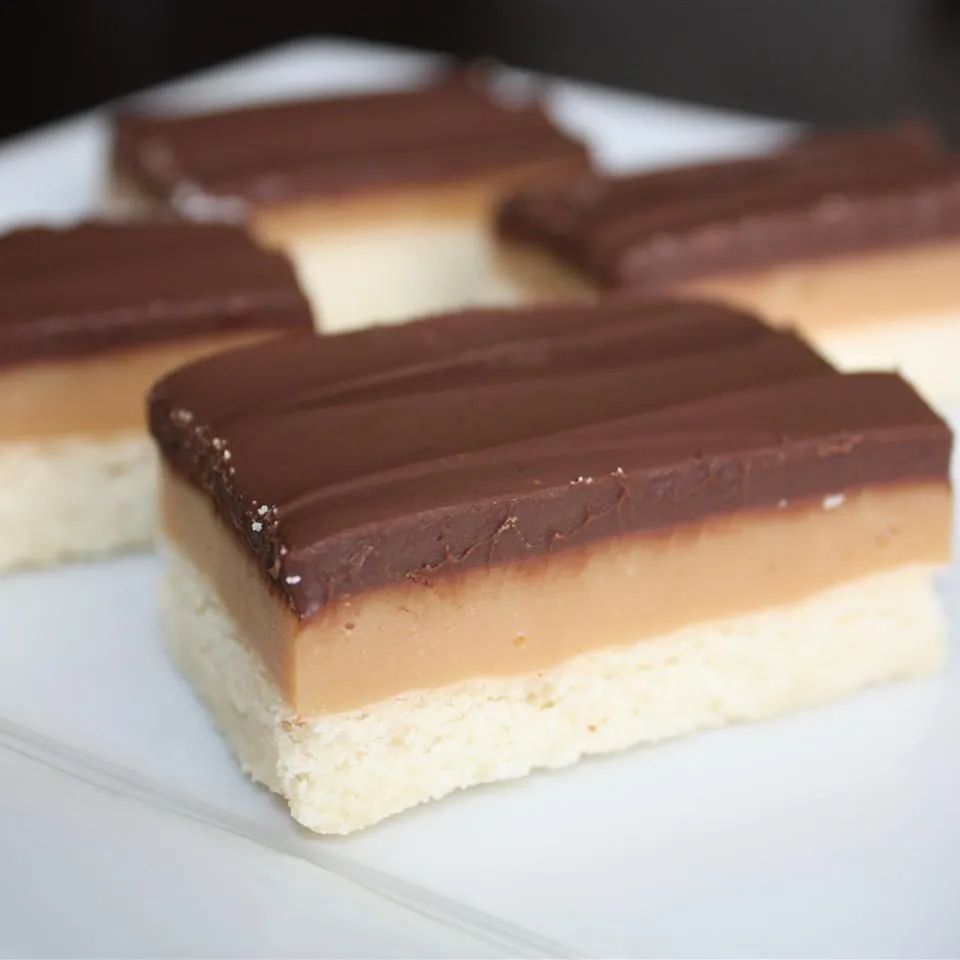 Caramel Shortbread Squares