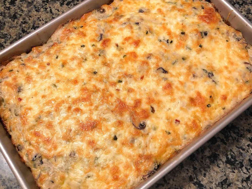 Poblano Chicken Enchilada Casserole