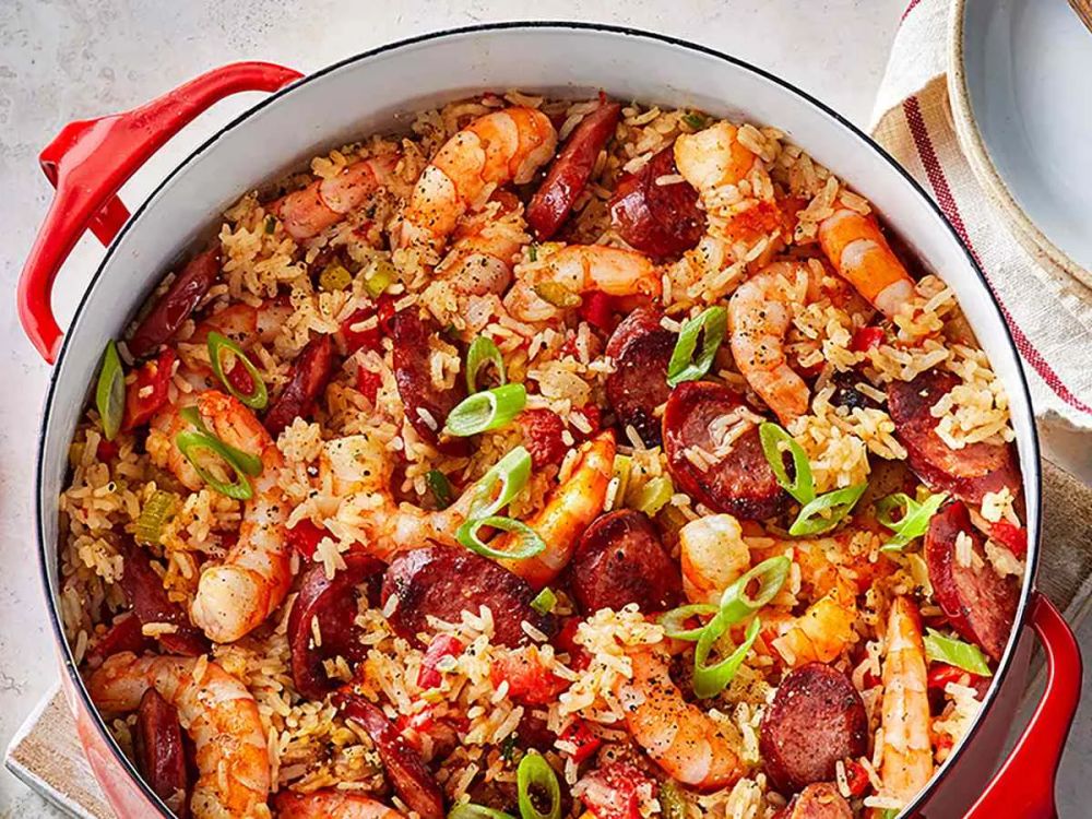 Shrimp and Smoked Sausage Jambalaya