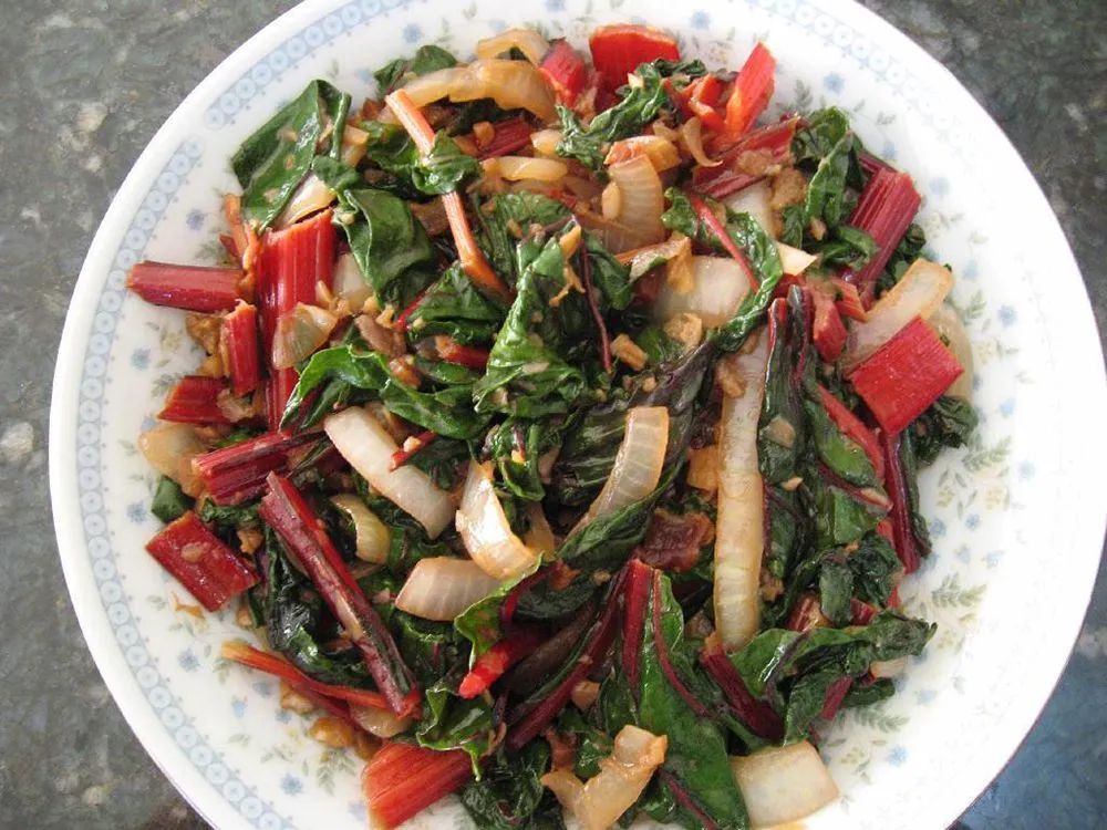 Pan Fried Swiss Chard