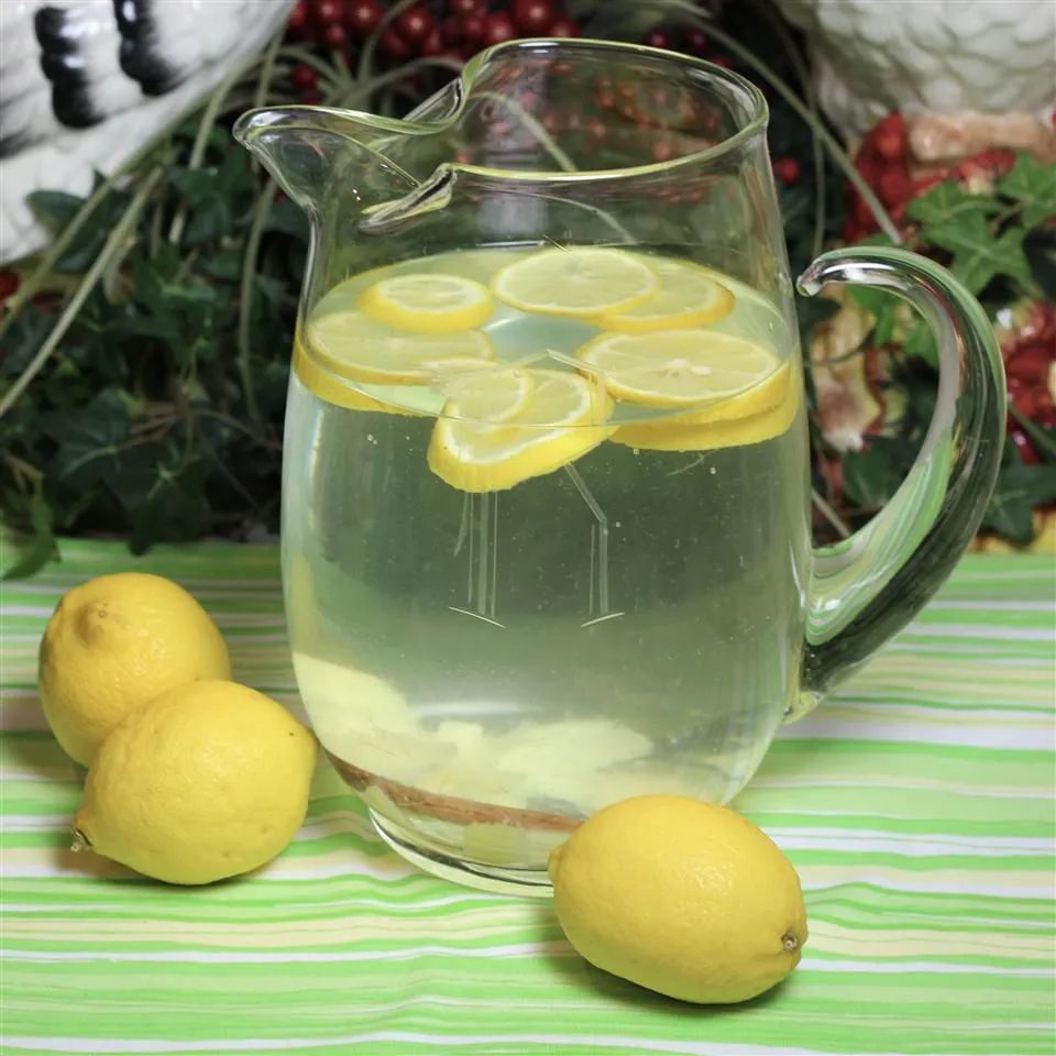 Lemon, Ginger, and Cinnamon Flavored Water